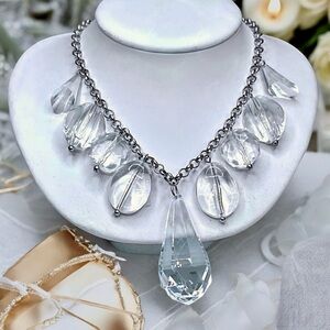 🌺Vintage Lucite Prism Necklace